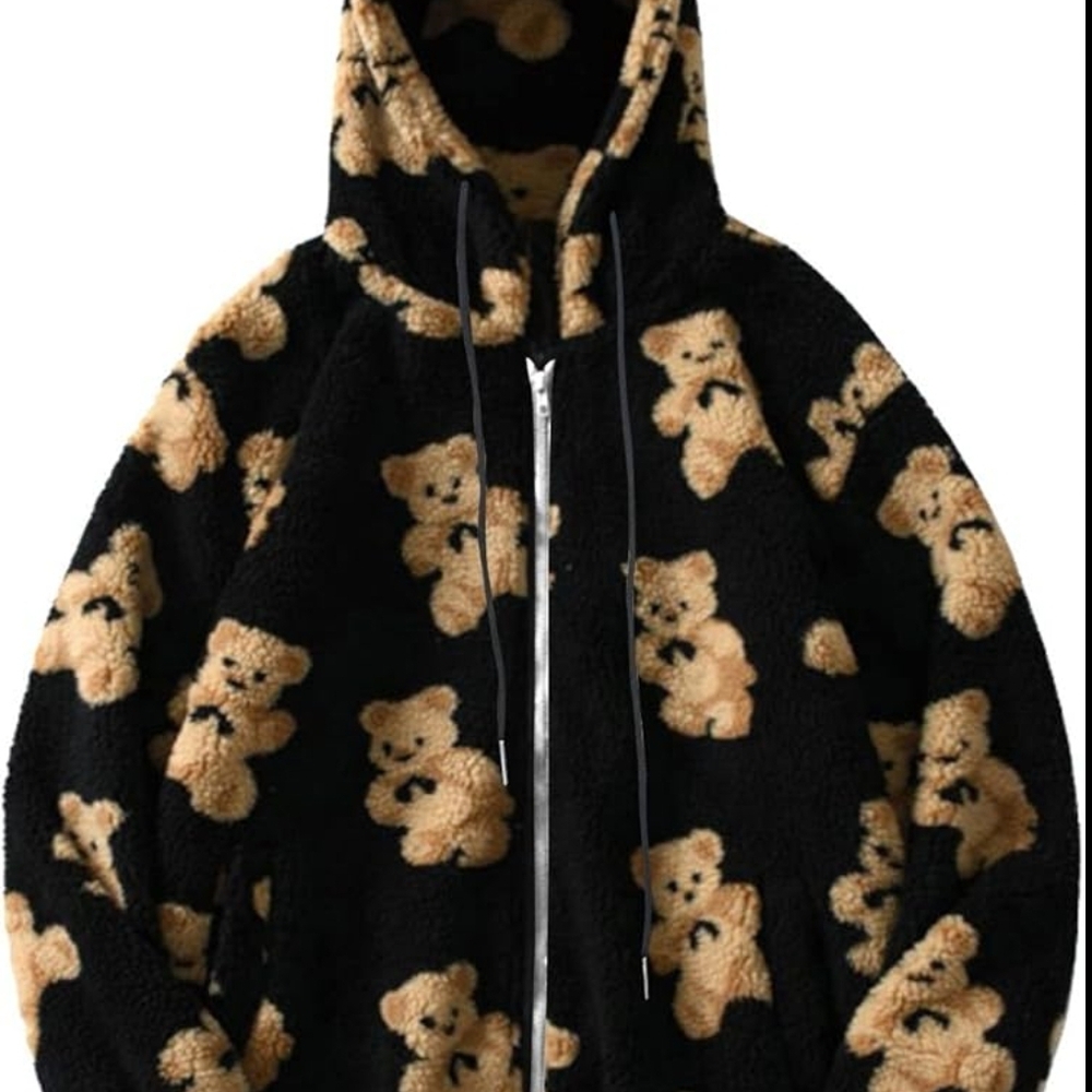 Aelfric Eden Bear Print Sherpa